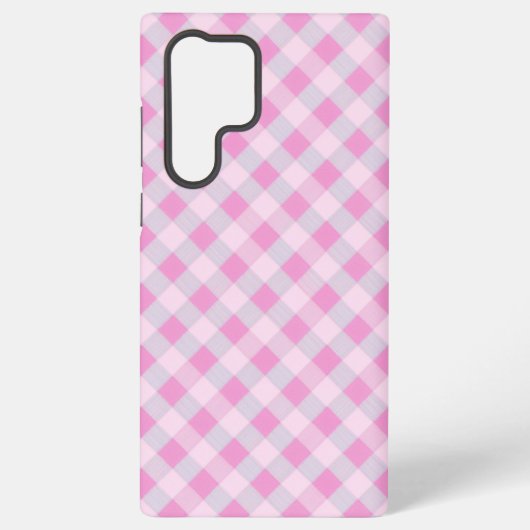 Sweet & Cute Checkered Pattern Phone Case Samsung Galaxy Hülle (Rückseite)