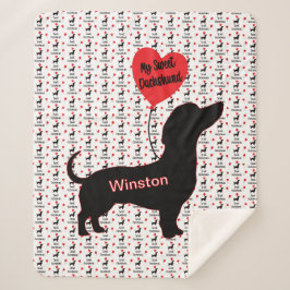 Sweet Dackel: Herzballon Sherpadecke