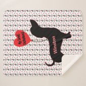 Sweet Dackel: Herzballon Sherpadecke (Vorderseite (Horizontal))