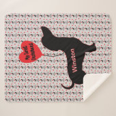 Sweet Dackel: Herzballon Sherpadecke (Vorderseite (Horizontal))