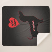 Sweet Dackel: Herzballon Sherpadecke (Vorderseite (Horizontal))