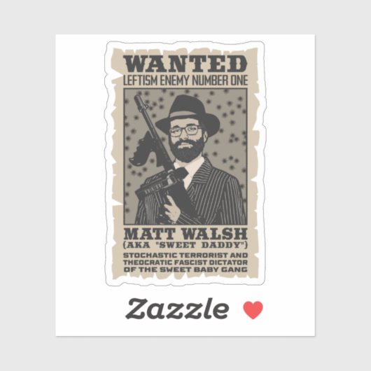 Sweet Daddy Walsh - SB G4LIFE - Vinyl Sticker (Blatt)