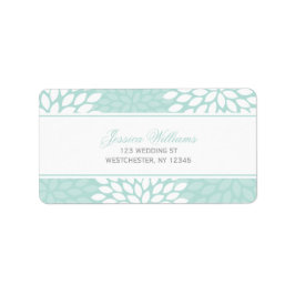 Sweet Dahlias Wedding Adressaufkleber