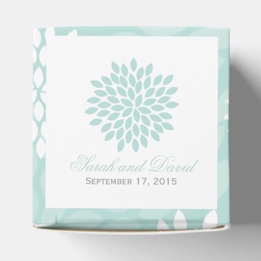 Sweet Dahlias Wedding Geschenkschachtel (Oben)