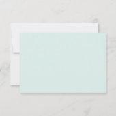 Sweet Dahlias Wedding RSVP Karte (Rückseite)