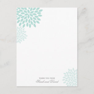 Sweet Dahlias Wedding Vielen Dank Dankeskarte