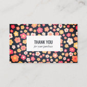 Sweet Daisies Floral QR Code Soziales Symbol Viele Visitenkarte (Vorderseite)