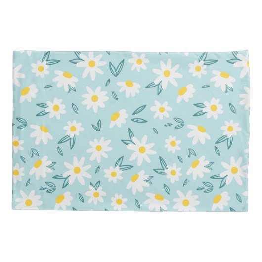 Sweet Daisies Pattern Kissenbezug (Rückseite)