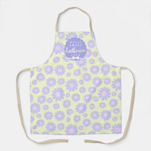Sweet Daisy Baby Yellow Lila Pink Schürze