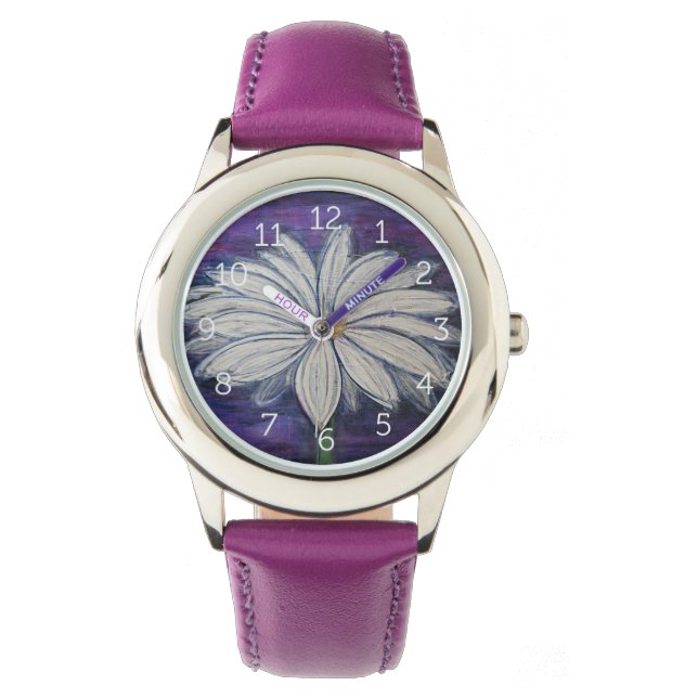 "Sweet Daisy" - Mädchen beobachten Armbanduhr (Vorderseite)