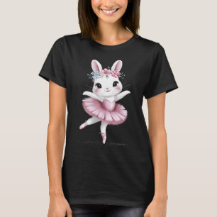 Sweet Dancing Ballerina Bunny Ballet Rabbit Girl E T-Shirt