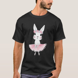 Sweet Dancing Ballerina Bunny Ballet Rabbit Girl F T-Shirt