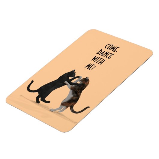Sweet Dancing Cats Magnet (Linke Seite)