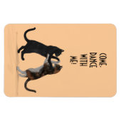 Sweet Dancing Cats Magnet (Horizontal)