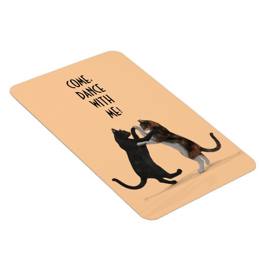Sweet Dancing Cats Magnet (Rechte Seite)