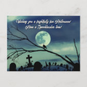 Sweet Darkness Gothic Full Moon Postkarte (Vorderseite)