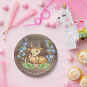 Sweet Deer Baby Shower 7" Platten Pappteller (Party)