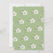 Sweet Deer Couple Baby Dusche Einladung (Rückseite)