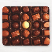Sweet Delights Chocolate Muster Mouse Pad Mousepad (Vorne)