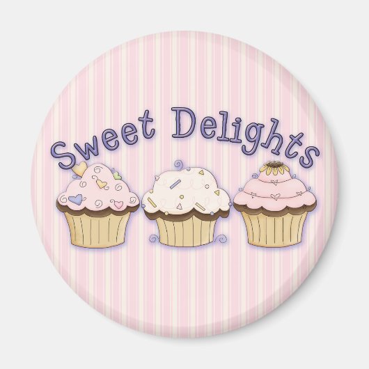 Sweet Delights CupCakes Magnet (Vorne)