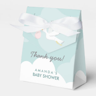 Sweet Delivery Stork Baby Shower Box Geschenkschachtel