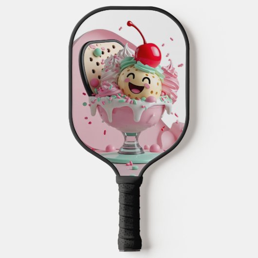 Sweet Dessert Pickleball - Niedliches Eiscreme Son Pickleball Schläger (Vorderseite)