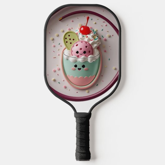 Sweet Dessert Pickleball - Niedliches Eiscreme Son Schläger (Vorderseite)