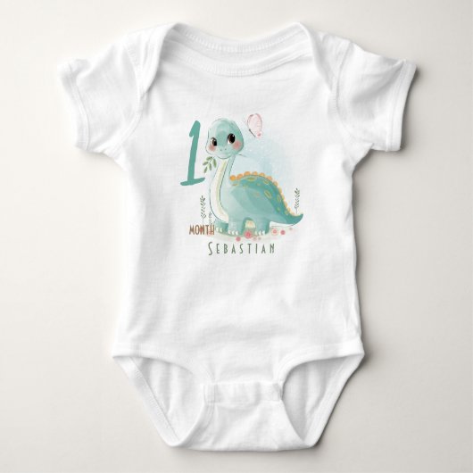 Sweet dino Baby Bodysuit Baby Strampler (Vorderseite)