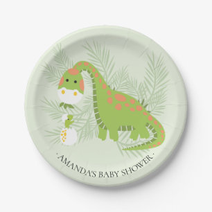 Sweet Dinosaurier Boys Baby Dusche 7" Platten Pappteller