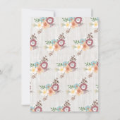 Sweet doe Deer Birthday Party Einladungen (Rückseite)