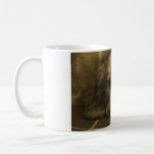 Sweet Dog - Golden Retriever in Sepia Tones Kaffeetasse (Links)