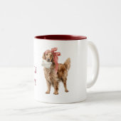 Sweet Dog Love Letter Zweifarbige Tasse (VorderseiteRechts)