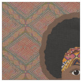 Sweet Doll von meiner dunklen Haut Stoff (Nahaufnahme)