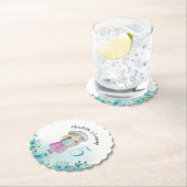 Sweet Doll Watercolor Handgemalt Untersetzer (Vor Ort)