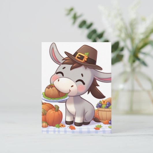 Sweet Donkey Postkarte (Stehend Vorderseite)