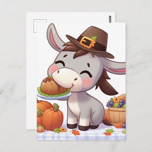 Sweet Donkey Postkarte (Vorne/Hinten)