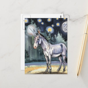 Sweet Donkey Unicorn Postkarte