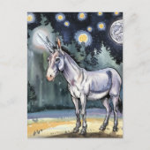 Sweet Donkey Unicorn Postkarte (Vorderseite)