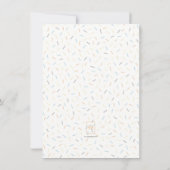 Sweet Donut Birthday Dankeschön Karte (Rückseite)