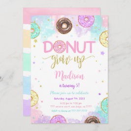 Sweet Donut Birthday Einladung