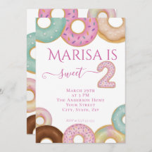 Sweet Donut Birthday | Party für farbige Kinder -