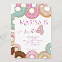 Sweet Donut Birthday | Party für farbige Kinder -