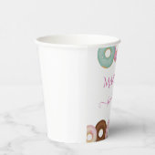 Sweet Donut Birthday | Party für farbige Kinder - Pappbecher (Rechts)