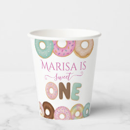 Sweet Donut Birthday | Party für farbige Kinder - Pappbecher