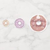 Sweet Donut Birthday Table Confetti Konfetti (Vorderseiten)