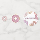 Sweet Donut Birthday Table Confetti Konfetti (Rückseiten)