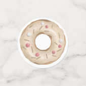 Sweet Donut Birthday Table Confetti Konfetti (Klein Vorderseite)