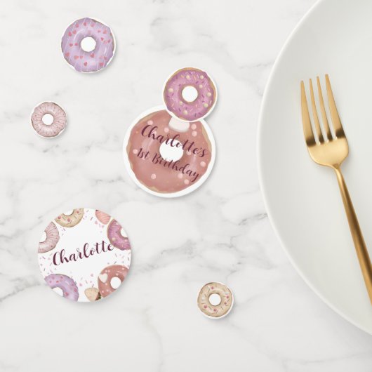 Sweet Donut Birthday Table Confetti Konfetti (Gruppe)