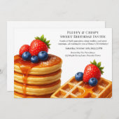 Sweet Donut Brunch | Geburtstagsfeier Einladung (Vorne/Hinten)