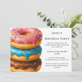 Sweet Donut Brunch | Geburtstagsfeier Einladung